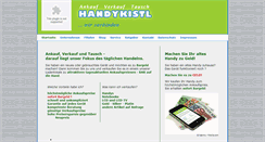 Desktop Screenshot of handykistl.de